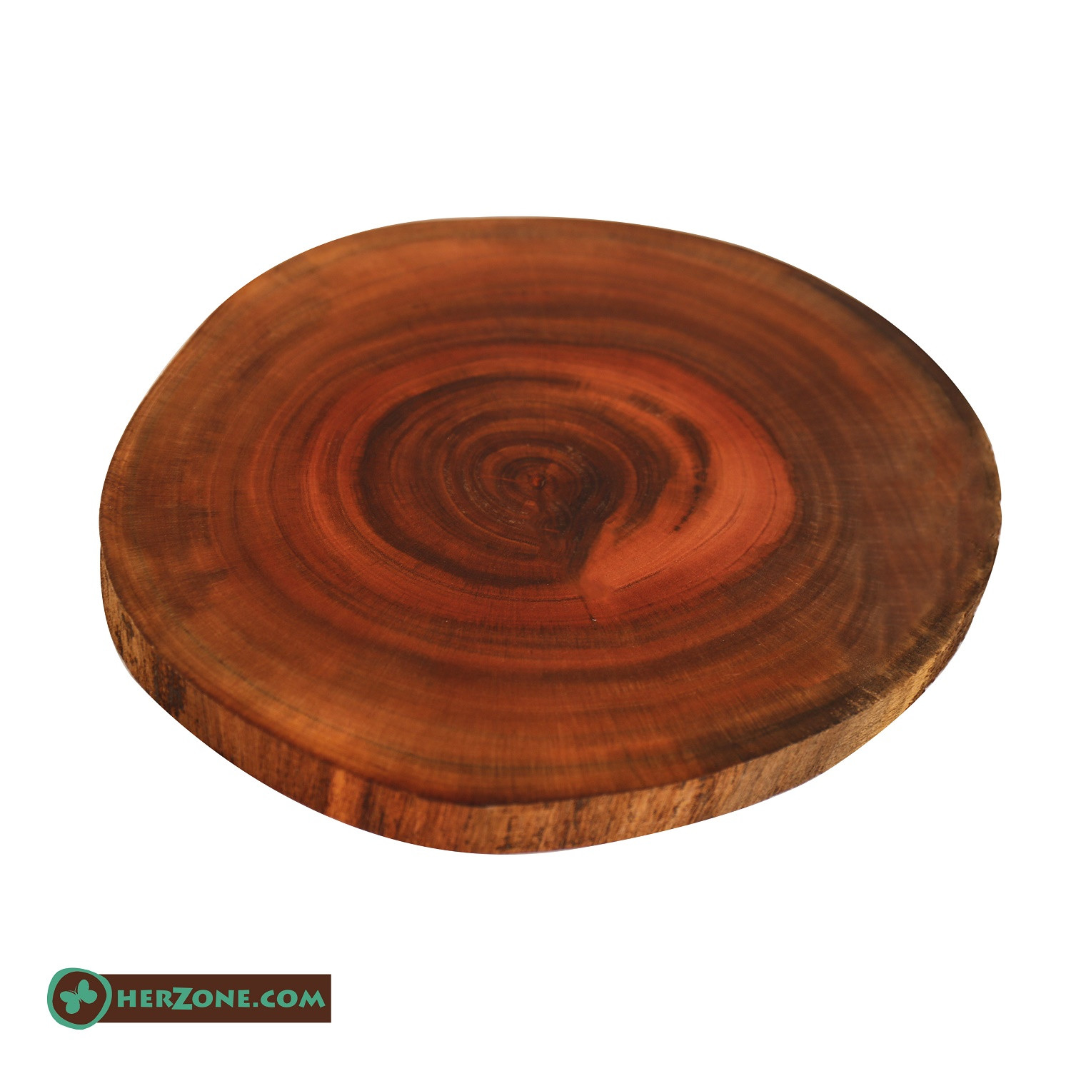 Natural Round Tree Bark Serving & Cutting Board