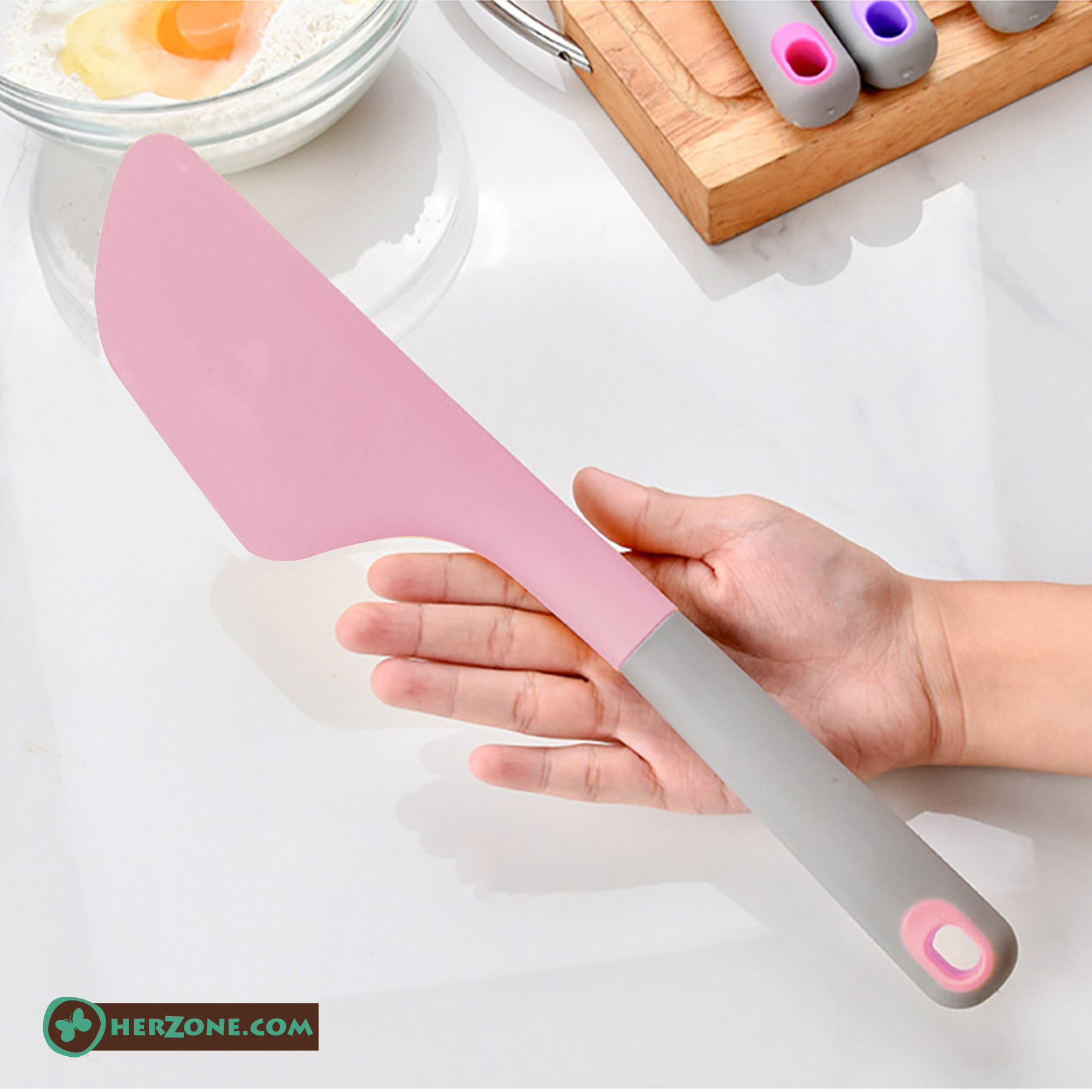 Rose Silicone Cake Spatula