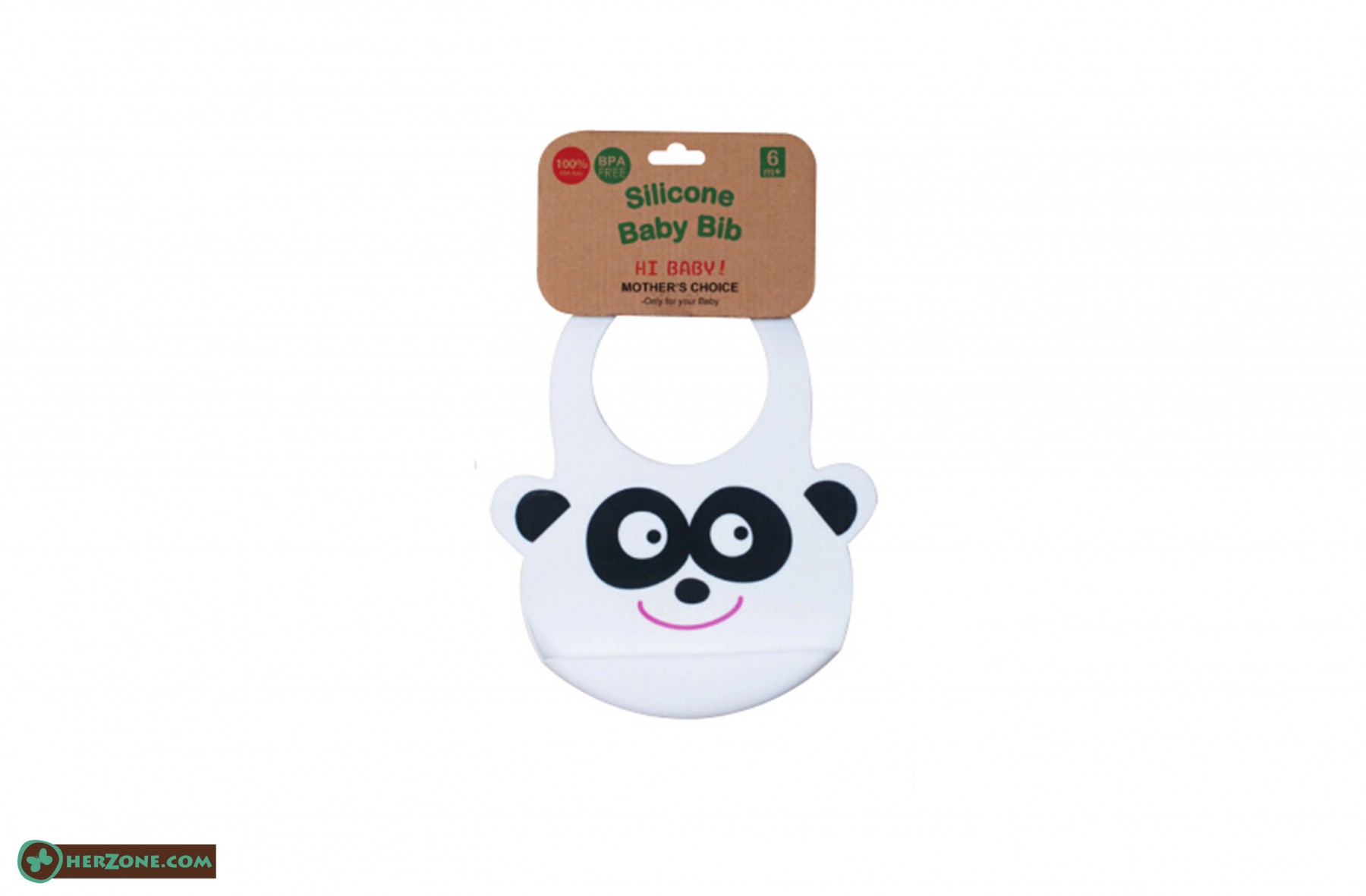 185.Panda Baby bib